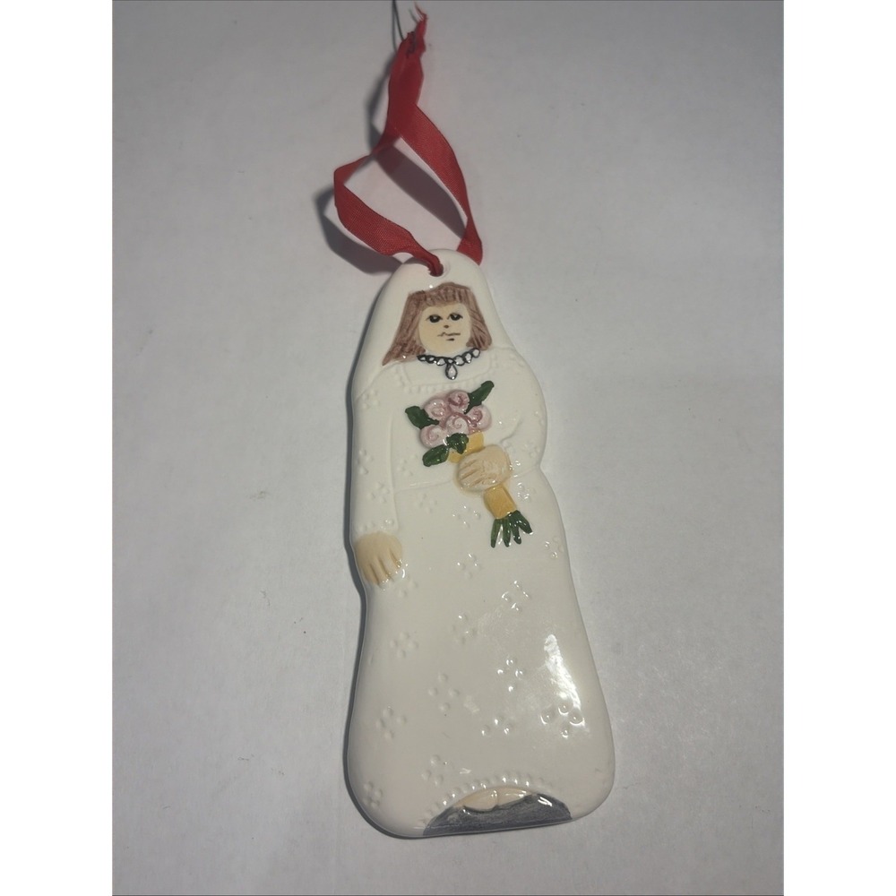 Rare Vintage Les Artisans Ornament Christmas Sigma Wall Plaque Bride Towle